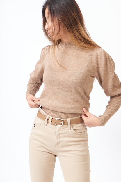 Jersey Mujer Baby Alpaca & Seda Moray