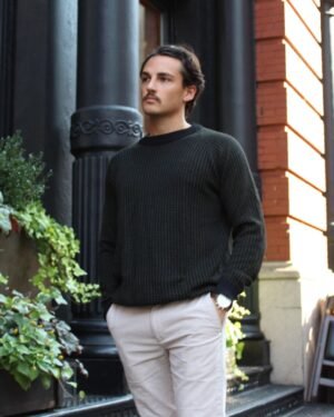 Harvest Pacha Baby Alpaca Men’s Sweater