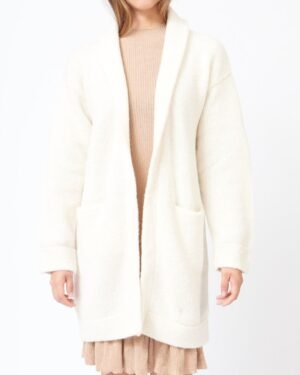 Baby Alpaca Maras White Coat